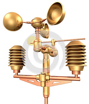 Gold anemometer weatherstation photo