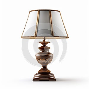 Gold Antiqued Brass Table Lamp - Nostalgic Charm With Traditional Essence