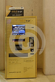 Gold ATM in Dubai