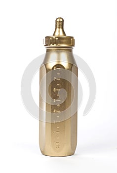 Gold Baby Bottle