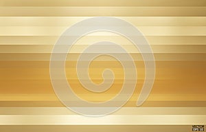 Gold background. Abstract light gold metal gradient. Shiny golden stripes texture background. Gold geometric texture wall with