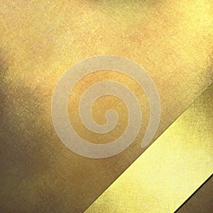 Gold background with corner ribbon