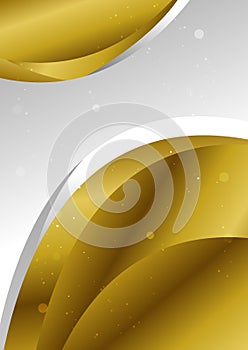Gold Background Design Template