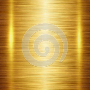 Gold Background or Texture with Gradient Shadows