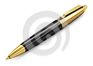 Gold ballpoint pen