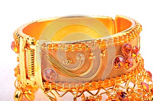 Gold bangle photo