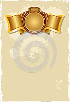 Gold Banner Old Page.