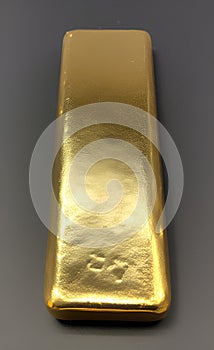 Gold bar close up