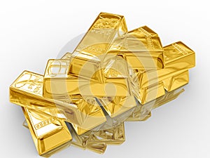 Gold bars.