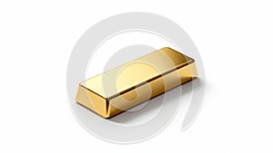 gold bars on white background