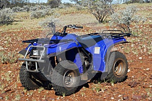 Gold bearing prospection in the Australian bush