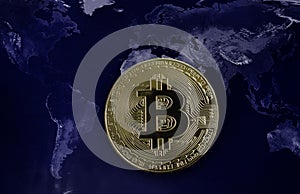 Bitcoin global concept
