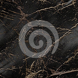 Gold black marble texture , digital patterned natural stone background,  dark gray  slab marble product design, luxury vip surface