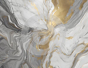 Gold Black and White Pattern, Luxuly Pattern, Generative AI