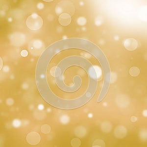 Gold bokeh background