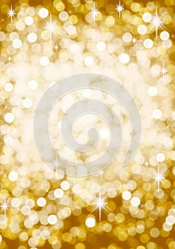 Gold Bokeh Background