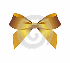 Gold bow