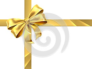 Gold Bow Gift