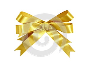 Gold bow or rosette