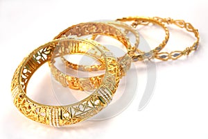 Gold bracelets 8