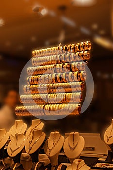 Gold bracelets and bangles