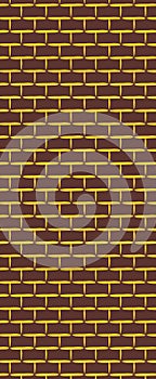 Brown brick wall vector background CDR X6