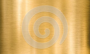 Gold or bronze brushed metal background or texture