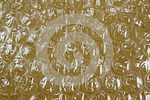 Gold bubblewrap background