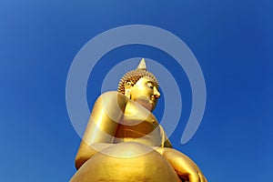 Gold Buddha statue