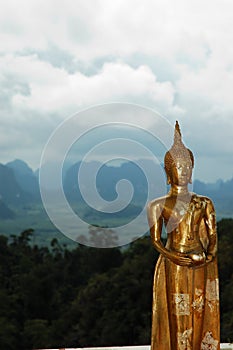 Gold Buddha Statue in Thailand