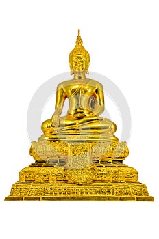 Gold Buddha statue