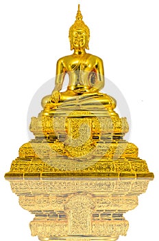 Gold Buddha statue