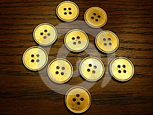 Gold Button