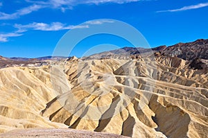 Gold Canyons of Death Valley National Park, California, USA photo