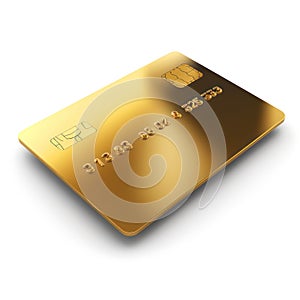 gold cardholder for storing credit cards in the form of a credit card