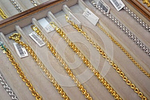 Gold chains have different kinds and forms