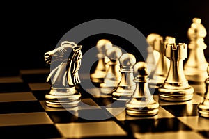 Gold Chess. Elite Business Team Leader luxury rich gorgeous image photo