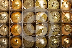 Gold Christmas decoration