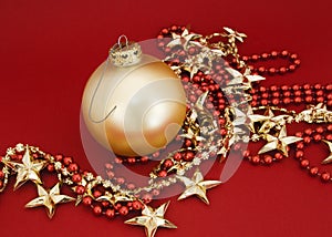 Gold Christmas Ornament