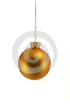 Gold Christmas Ornament