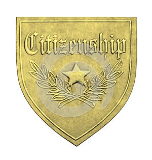 Gold Citizenship Shield