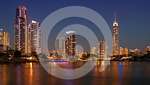 Gold Coast City Skyline at night