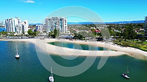 Gold Coast Seaway Australia overlooking Labrador