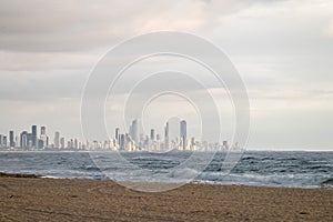 The Gold Coast Skyline in Australia