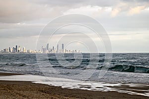 The Gold Coast Skyline in Australia