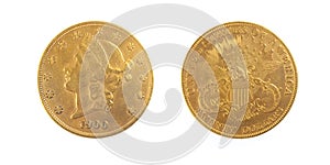 Gold coin of America 20 Dollars