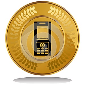 Gold Coin - Cell Phone