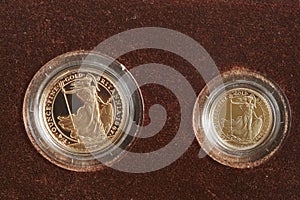 Gold coins