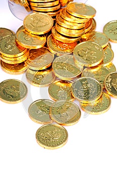 Gold coins