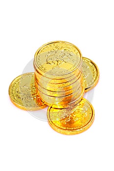 Gold coins